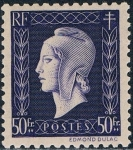 Sellos de Europa - Francia -  MARIANNE DE DULAC 1945. Y&T Nº 701. RESERVADO