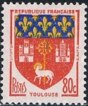 Sellos de Europa - Francia -  ESCUDOS DE PROVINCIAS 1958. TOULOUSE. Y&T Nº 1182. RESERVADO