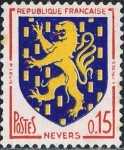 Sellos de Europa - Francia -  ESCUDOS DE PROVINCIAS 1962-65. NEVERS. Y&T Nº 1354