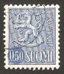 Sellos del Mundo : Europe : Finland :  541 AB - león rampante