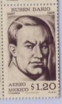 Stamps : America : Mexico :  RUBEN DARIO 1867 - 1916