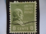 Stamps United States -  MARTIN VAN BUREN  (1782-1862)Eighth president 1837 al 1841.