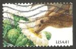 Stamps United States -  Flor y murciélago