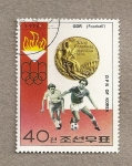 Stamps Asia - North Korea -  Medallas Oro Juegos Olímpicos Montreal