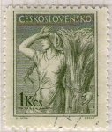 Sellos de Europa - Checoslovaquia -  77 Recolección