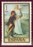 Stamps Spain -  1974 Eduardo Rosales y Martin. Tobías y el Angel - Edifil:2203