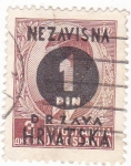 Stamps Croatia -  CIFRA