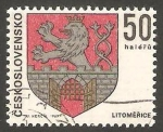 Sellos de Europa - Checoslovaquia -  1751 - Escudo de la ciudad de Litomerice