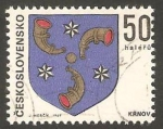 Stamps Czechoslovakia -  1752 - Escudo de la ciudad de Krnov