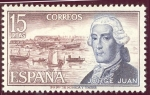 Stamps Spain -  1974 Personajes Españoles. Jorge Juán - Edifil:2182