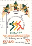 Stamps Europe - Spain -  Campeonato Mundial de Atletismo- Sevilla 99      (P)