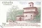 Stamps Spain -  San Millán de la Cogolla (La Rioja) PATRIMONIO NACIONAL    (P)