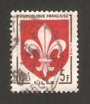 Stamps France -  1186 - Escudo de la ciudad de Lille