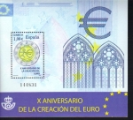 Sellos de Europa - Espaa -  2009 - X ANIVERSARIO DE LA CREACCION DEL EURO