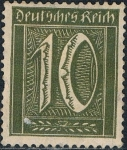 Sellos de Europa - Alemania -  CIFRAS 1921-22. Y&T Nº 139