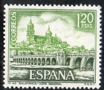 Stamps Spain -  1876- Serie turística. Vista general de Salamanca. 