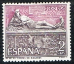 Stamps Spain -  1878-  Serie turística. El doncel, Catedral de Siguenza ( Guadalajara ).