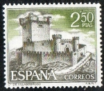 Stamps Spain -  1883- Castillos de España. Sobroso ( Pontevedra ).