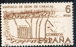 Sellos de Europa - Espaa -  1893- Forjadores de América. Plano de Santiago de León de Caracas.