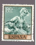 Stamps Spain -  Pescadora valenciana- Sorolla