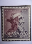 Sellos de Europa - Espaa -  Ed:1397- XII Centenario de la Fundación de Oviedo- Alfonso II