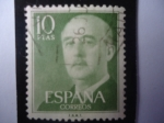 Stamps Spain -  General: Francisco Franco - Serie:General Francisco Franco (1955-1975).