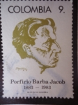 Stamps Colombia -  Porfirio Barba Jacob (1883-19429) - 1883 al 1983 Centenario de su nacimiento. - Poeta 