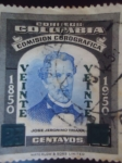 Sellos de America - Colombia -  Comisión Corográfica 1850-1950- José Jerónimo Triana