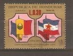 Stamps Honduras -  BANDERA  DE  RUMANIA   Y   SERBIA