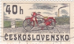 Stamps Czechoslovakia -  MOTOCICLETAS