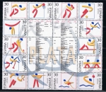 Stamps Spain -  Edifil  3364 - 3377  Deportes. Olímpicos de Plata.  