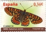 Sellos de Europa - Espaa -  Mariposa