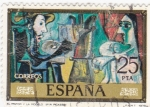 Stamps Spain -  PINTURA-El Pintor y la Modelo - (Pablo Ruiz Picasso) (R)