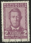 Stamps : America : Argentina :  ESTEBAN ECHEVERRIA