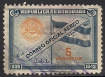 Sellos del Mundo : America : Honduras : Bandera y el escudo de Honduras