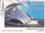 Sellos de Europa - Espaa -  ARQUITECTURA- Auditorio de Tenerife- Santa Cruz de Tenerife   (R)