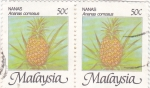 Sellos del Mundo : Asia : Malaysia : FRUTAS- Piña