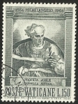 Stamps Vatican City -  PROFETA JOELE CAPPELLA SISTINA 