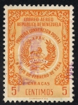 Sellos de America - Venezuela -  I Convención Postal.