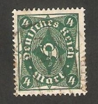 Stamps Germany -  198 - Corneta Postal