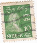 Stamps Norway -  LUDVIG HOLBERG- dramaturgo