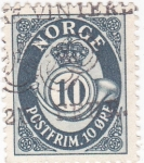 Stamps Norway -  CORNETA Y CIFRAS