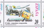 Stamps Spain -  Edifil  3666  Correspondencia Epistolar Escolar.  El sello compañero inseparable.  