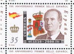 Stamps Spain -  Edifil  3693  150 aniver. del primer sello español.  