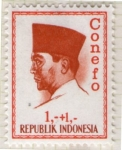 Sellos del Mundo : Asia : Indonesia : 3 Achmed Sukarno