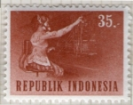 Stamps Indonesia -  51 Telefonista