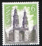 Stamps Spain -  1938- Serie turística. Iglesia de Santa María la Redonda ( Logroño ).