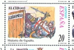 Stamps Spain -  Edifil  3750  Correspondencia Epistolar Escolar. Historia de España.  