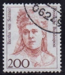 Stamps Germany -  1991 Mujeres de la Historia Alemana. Berth Von Suttner - Ybert:1330