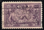 Stamps Cuba -  XEREZ Y TORREZ DESCUBREN EL TABACO.